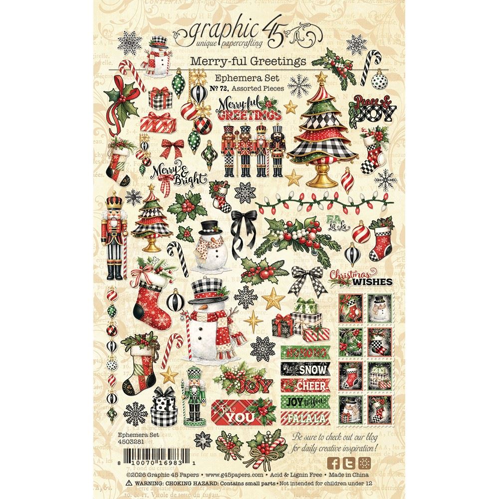 Ephemera Merry-ful Greetings