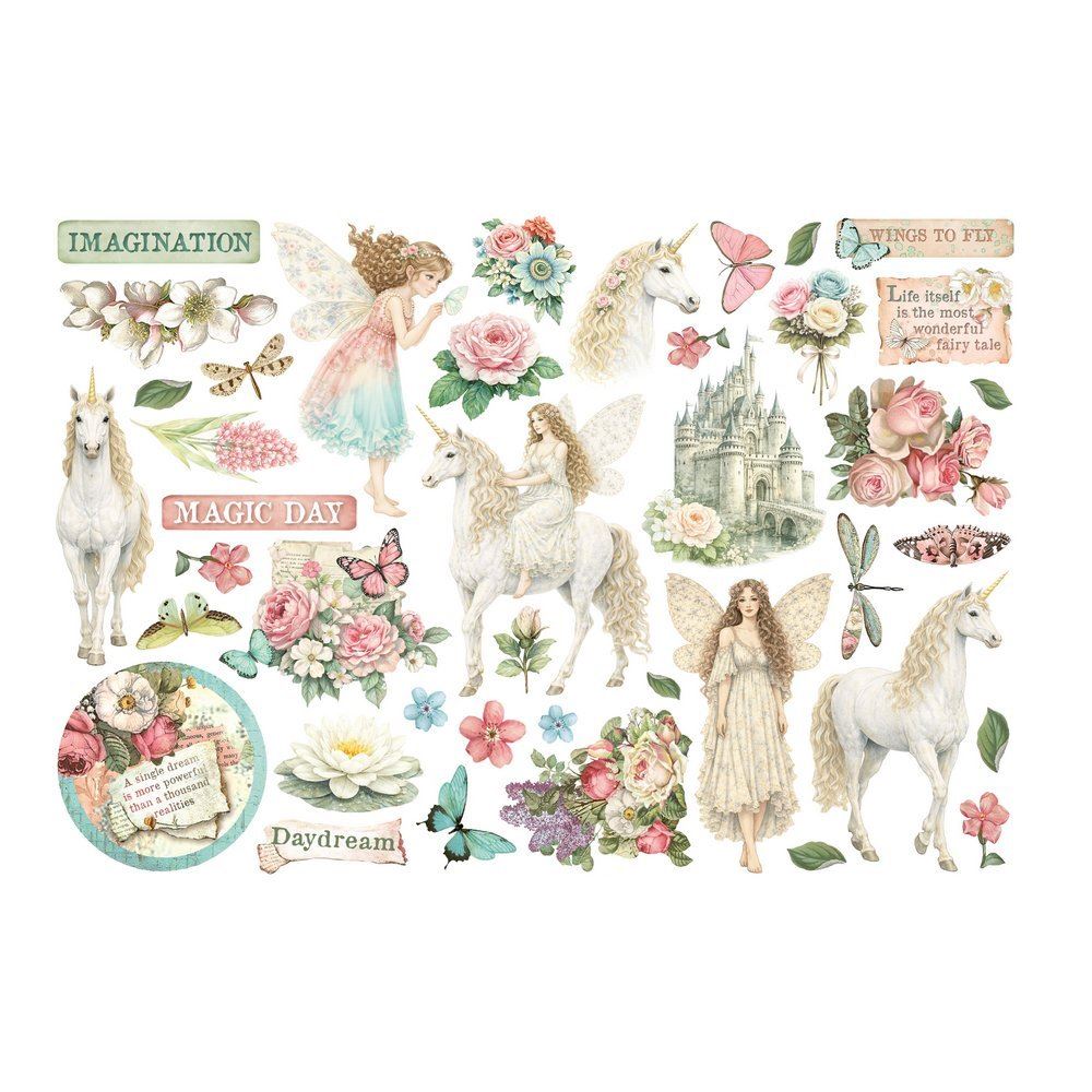 Ephemera New Wonderland Stamperia