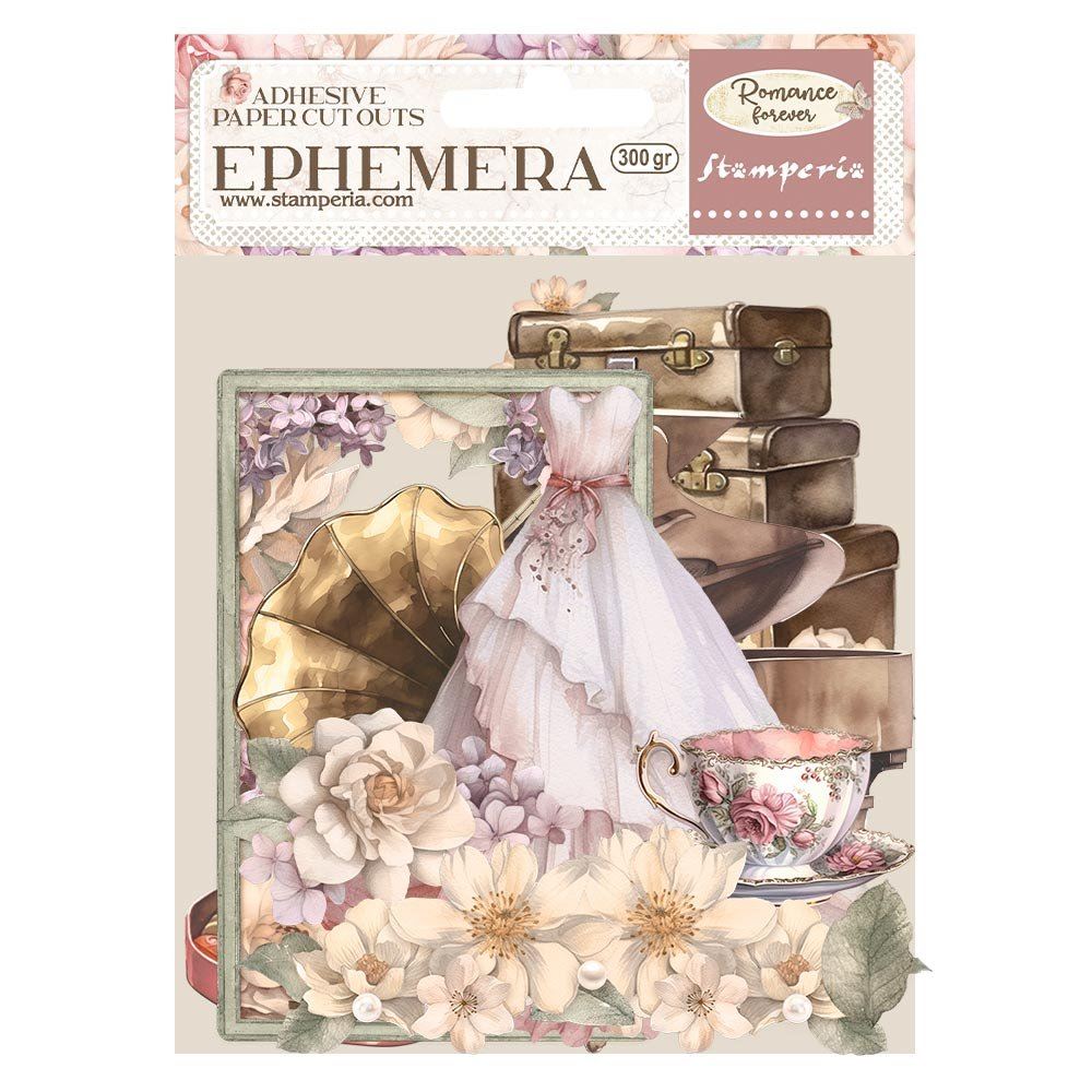 Découpes en papier Ephemera Rose Parfu Découpes en papier Ephemera Rose Parfu