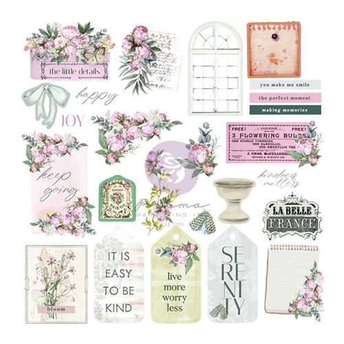 Ephemera Serene Petals Garden Tags