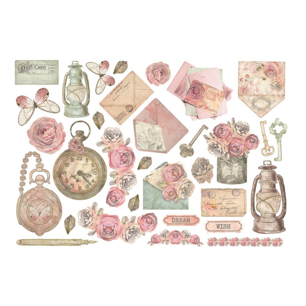 Ephemera Shabby Rose Stamperia
