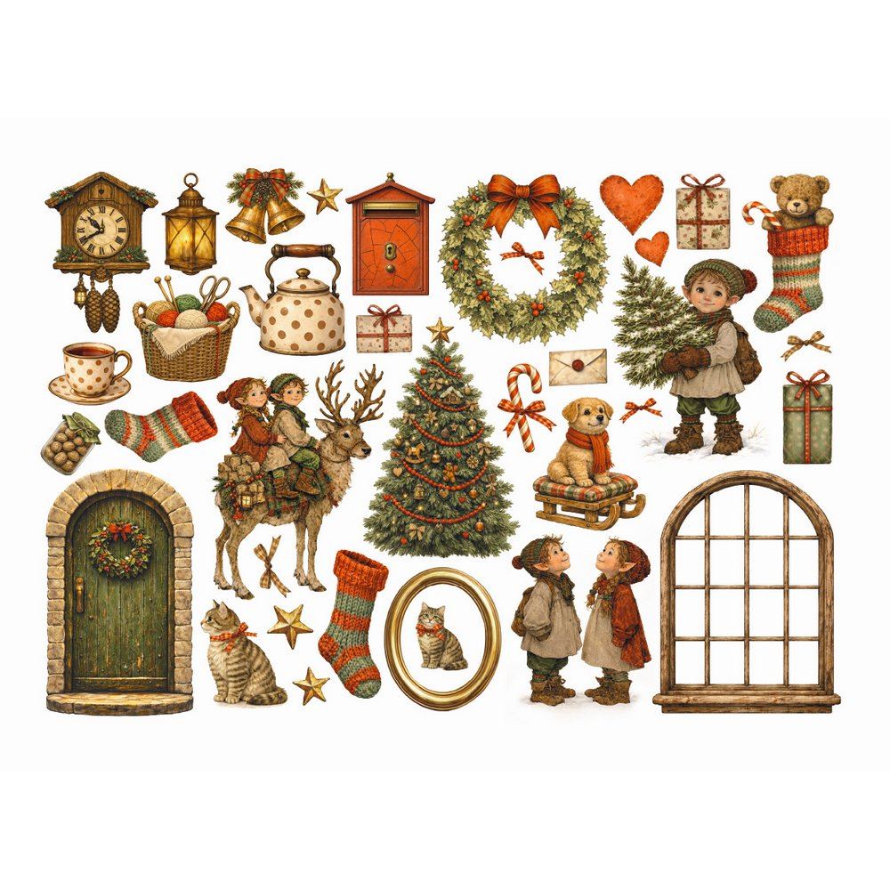 Ephemera Silent Night Stamperia