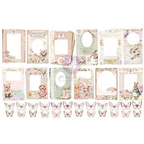 Ephemera Sweet Spring Butterflies & Frames