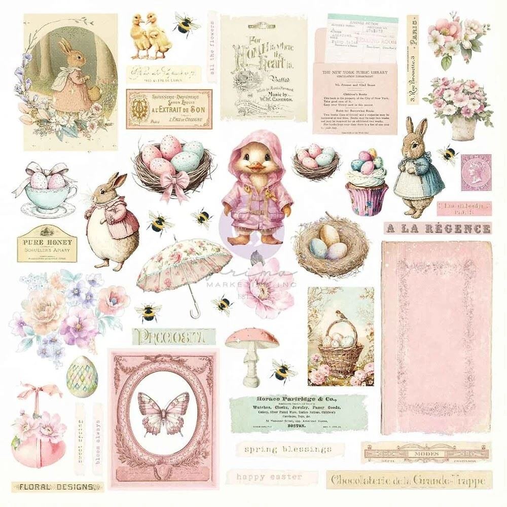 Ephemera Sweet Spring Sunshine & Bunnies