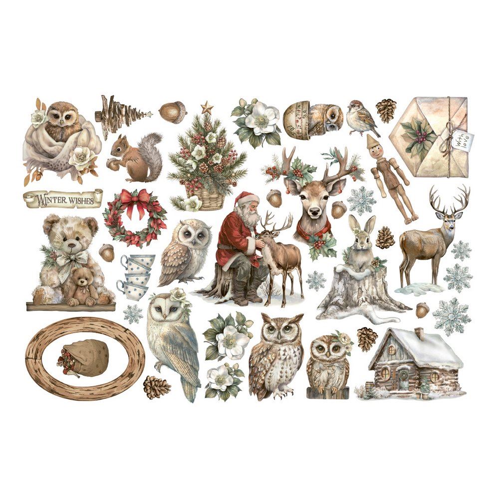 Ephemera The Owl's House Stamperia