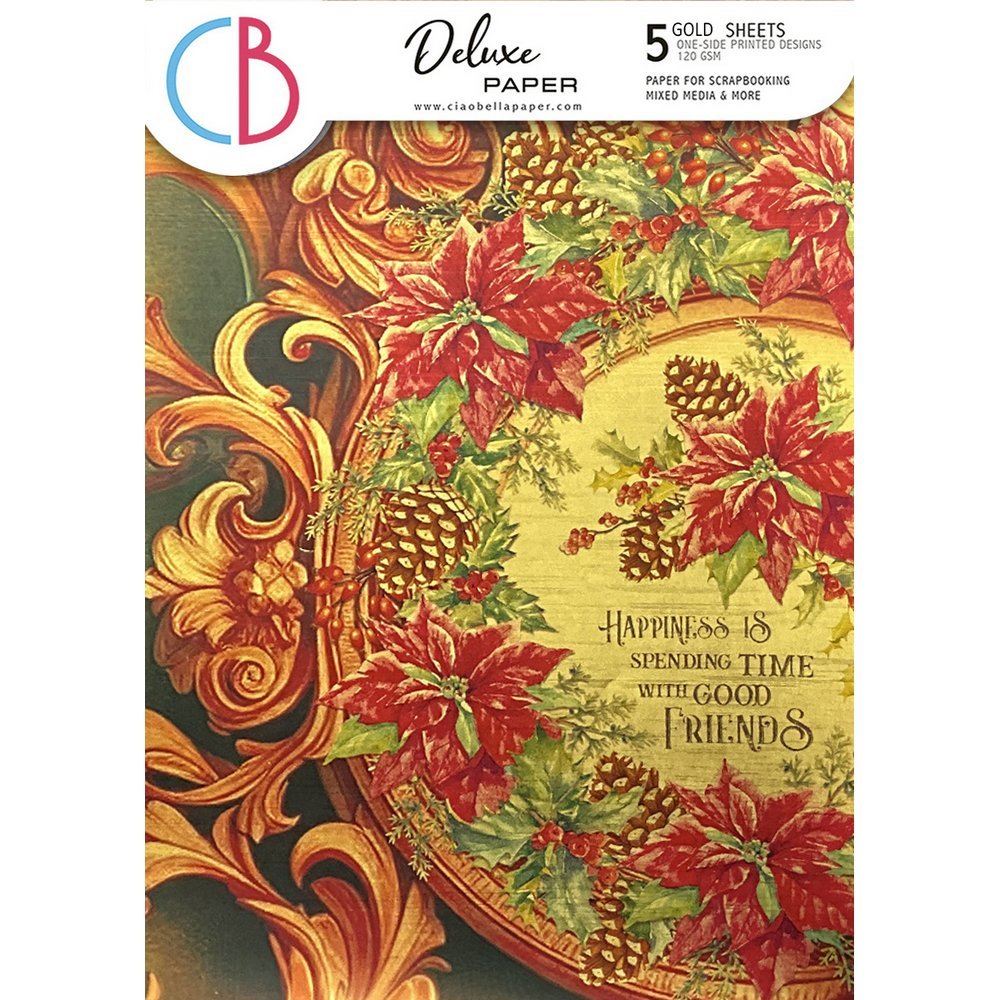 Deluxe Paper The Nutcracker Gold A4