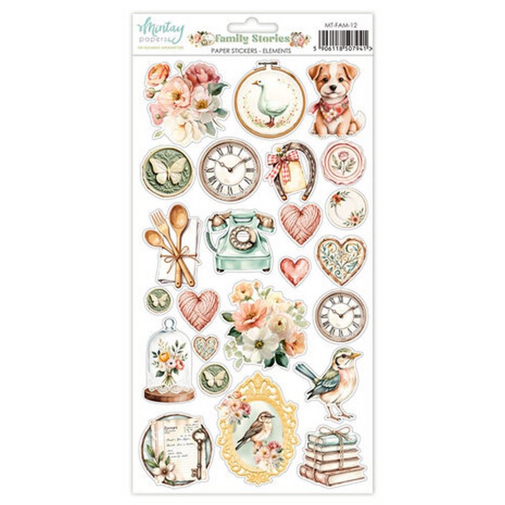 Family Stories Paper Stickers Elements