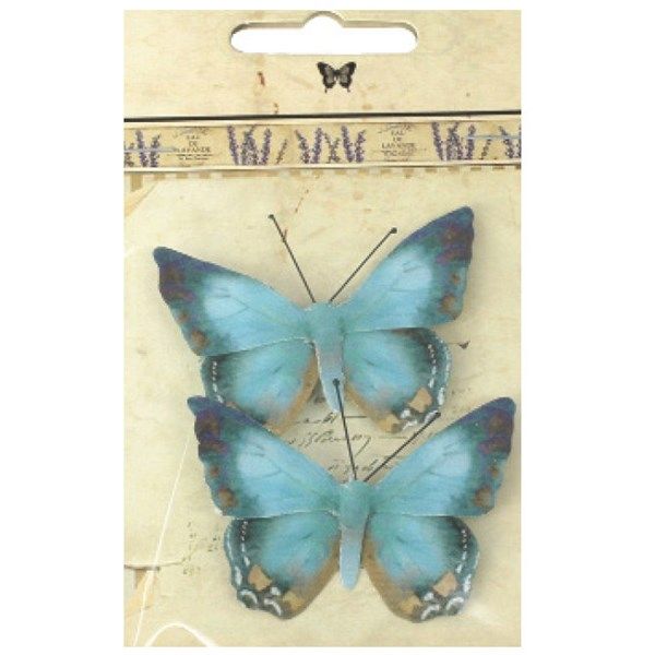 Farfalle decorative colore Turchese - Mondo Fai da Te