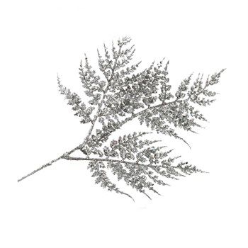 Felce Argento con glitter