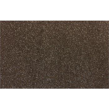Feltro 3mm Glitter Marrone Scuro 50x70