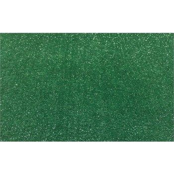 Feltro 3mm Glitter Verde Scuro 50x70