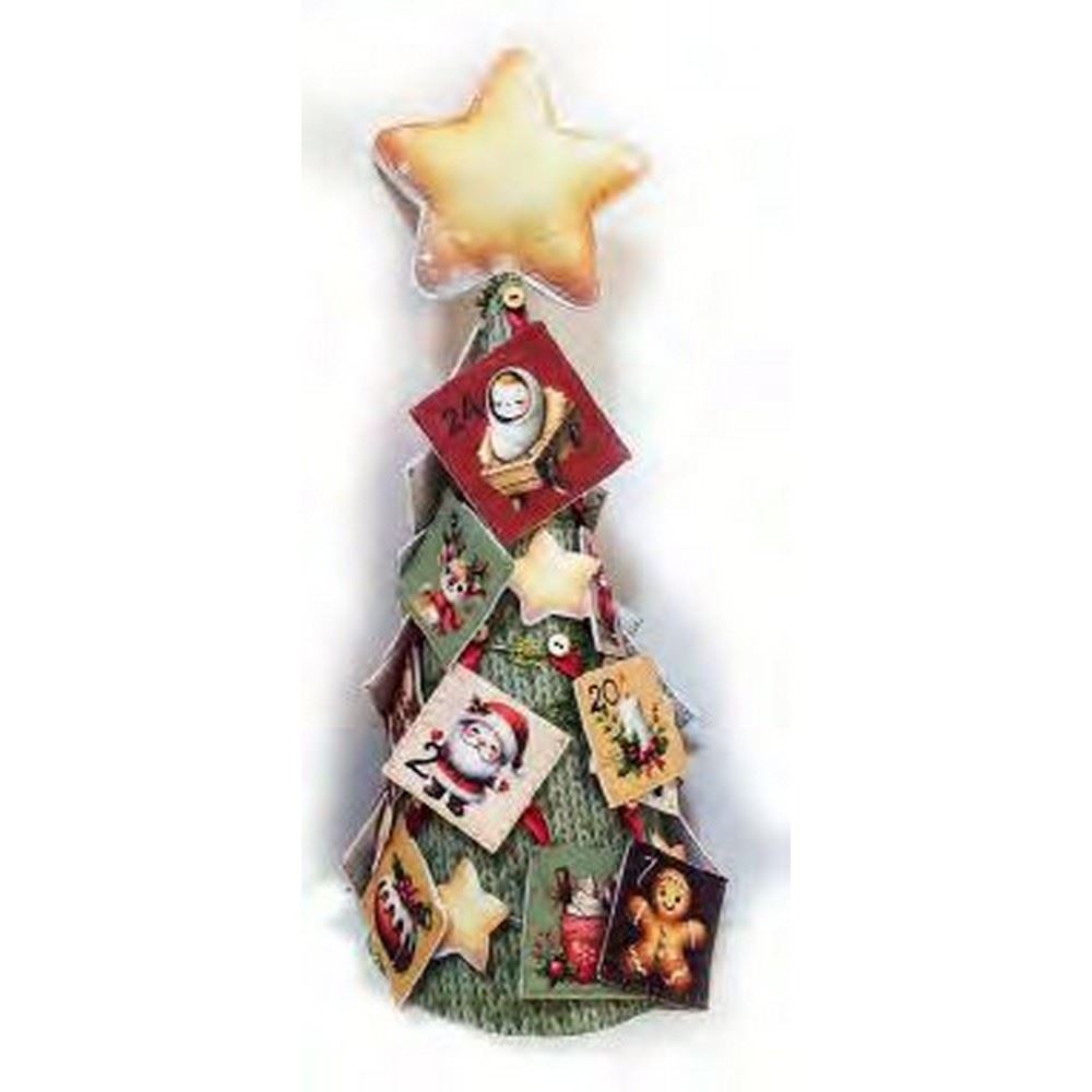 Feltro Stampato Albero Cono