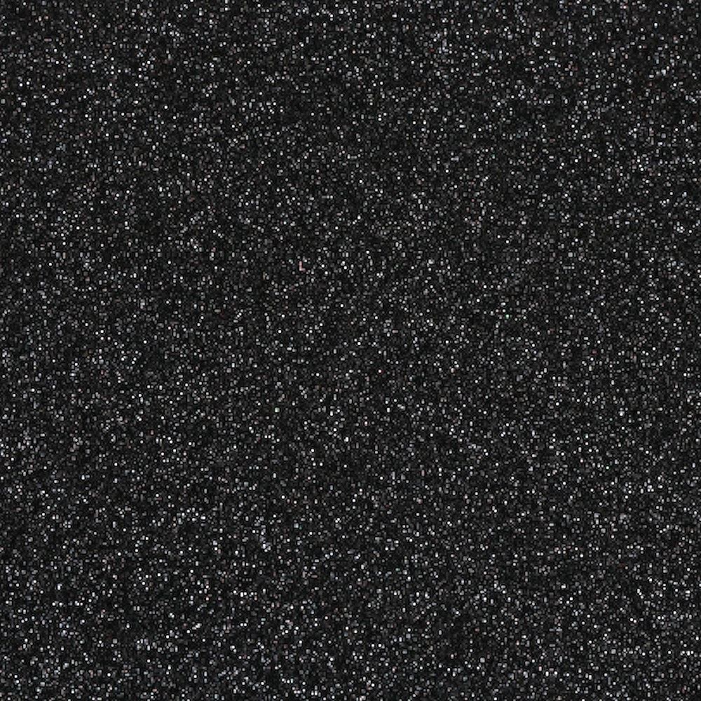 Feltro Stardust Glitter Nero termoformabile 50x50