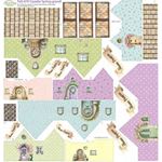 Feltro stampato Casette spring Grandi