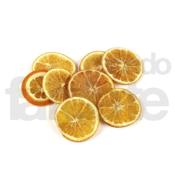 Fettine di arancia essiccate da decorazione
