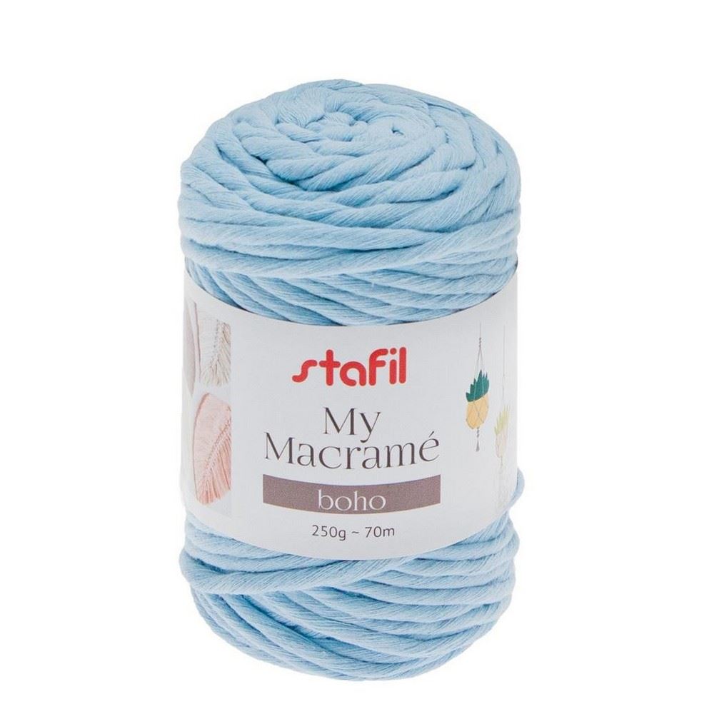 Filato Macramè Boho Azzurro Baby