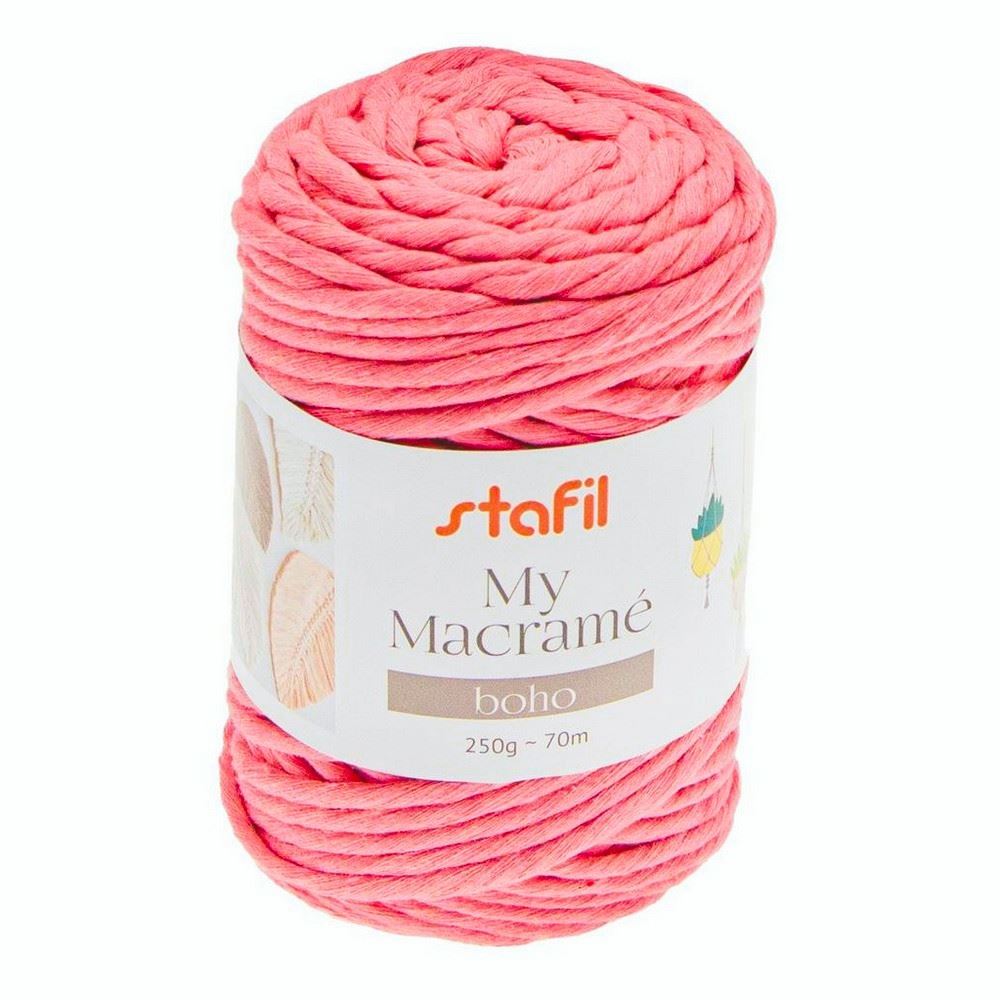 Filato Macramè Boho Rosa