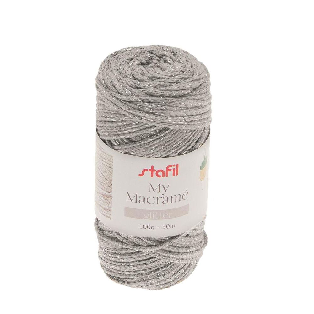 Filato Macramè Glitter Pietra Scuro