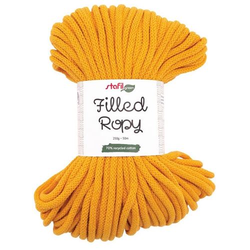 Filled Ropy Giallo cordino macramè