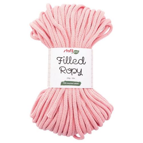 Filled Ropy Rosa cordino macramè