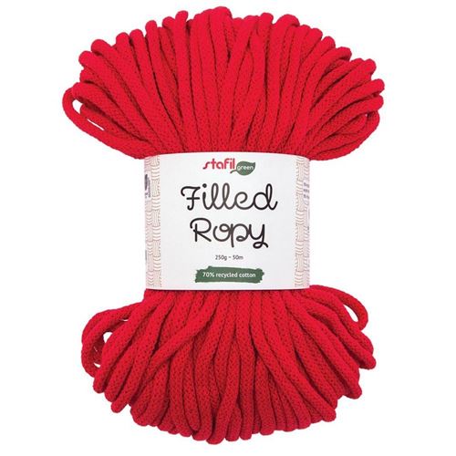 Filled Ropy Rosso cordino macramè