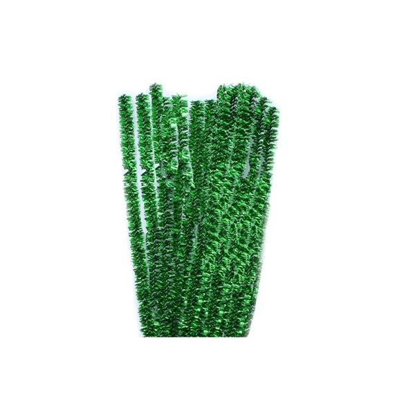 Filo armato in Ciniglia colore Verde metallizzato