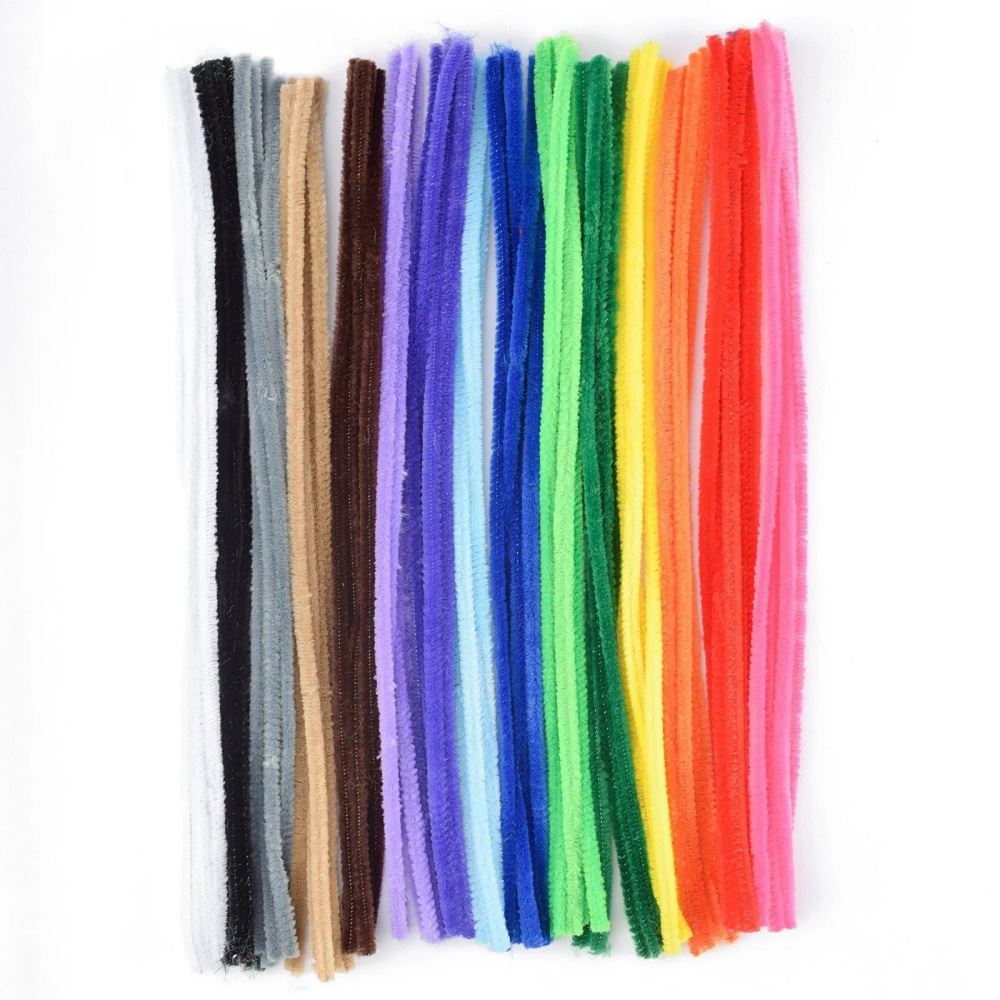 Filo armato in ciniglia colori misti