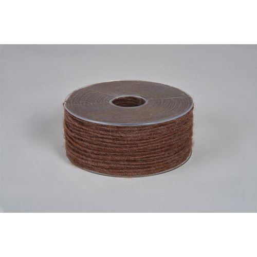 Filo di Feltro Fango/Bianco a metro