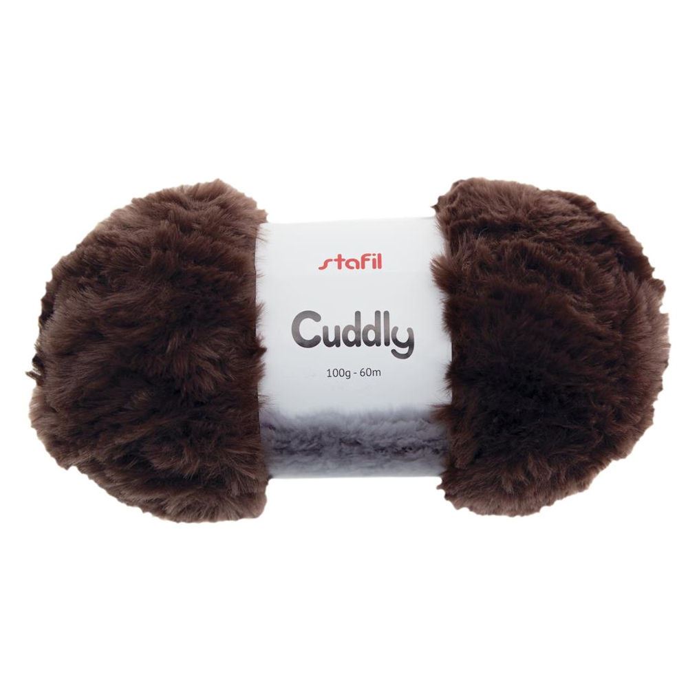 Filo di Peluche Cuddly Marrone