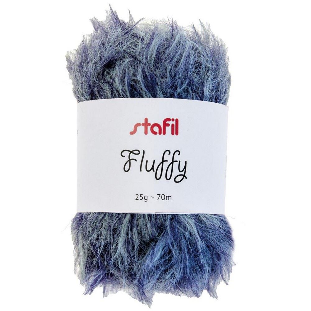 Filo di Peluche Fluffy Blu