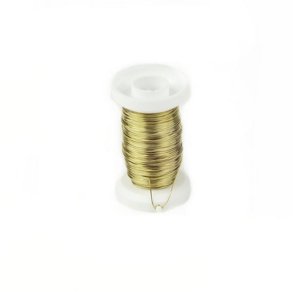 Filo d'ottone colore oro 0,3 mm