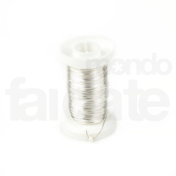 Filo metallico argentato 0,4 mm