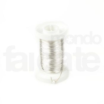 Filo metallico argentato 0,4 mm