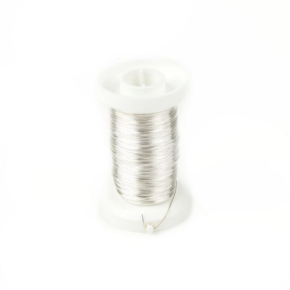 Filo metallico argentato 0,3 mm