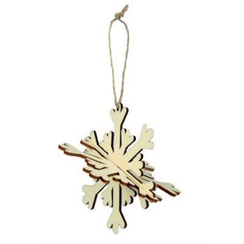 Fiocco di Neve 2 in legno