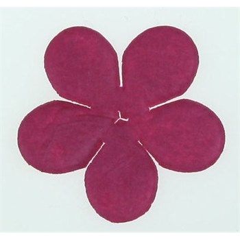Fiori di carta a 5 petali Fucsia