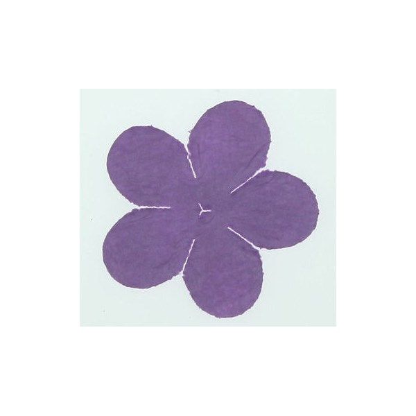 Fiori di carta a 5 petali Violetto