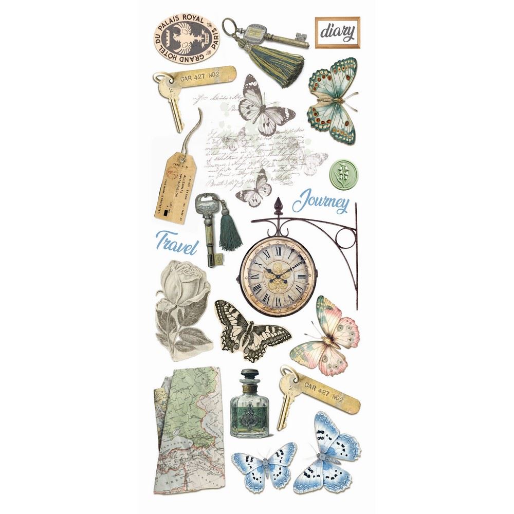 Fogli Adesivi Trasparenti Eastern Journey