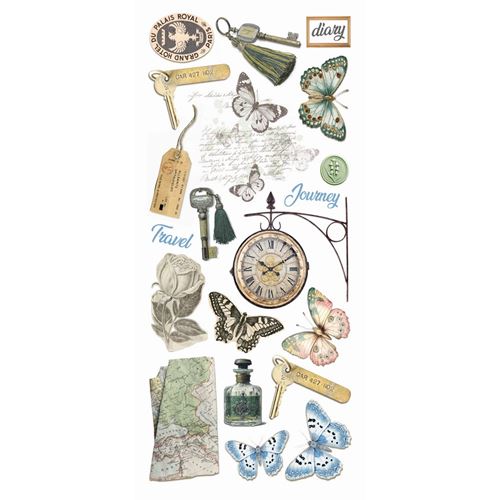 Fogli Adesivi Trasparenti Eastern Journey