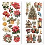 Fogli Adesivi Trasparenti Merry & Bright