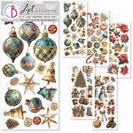Fogli Adesivi Trasparenti Merry & Bright