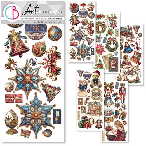 Fogli Adesivi Trasparenti Toy Shop