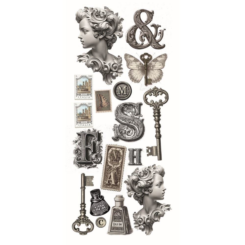 Fogli Adesivi Trasparenti Typographic