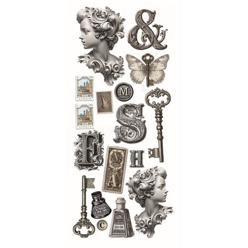 Fogli Adesivi Trasparenti Typographic