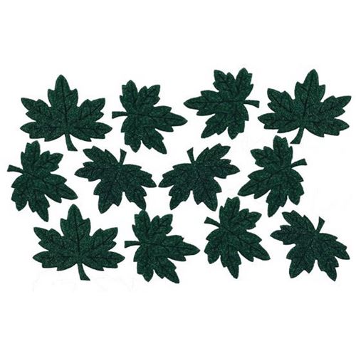 Foglie di Vite in Feltro Verde Forest