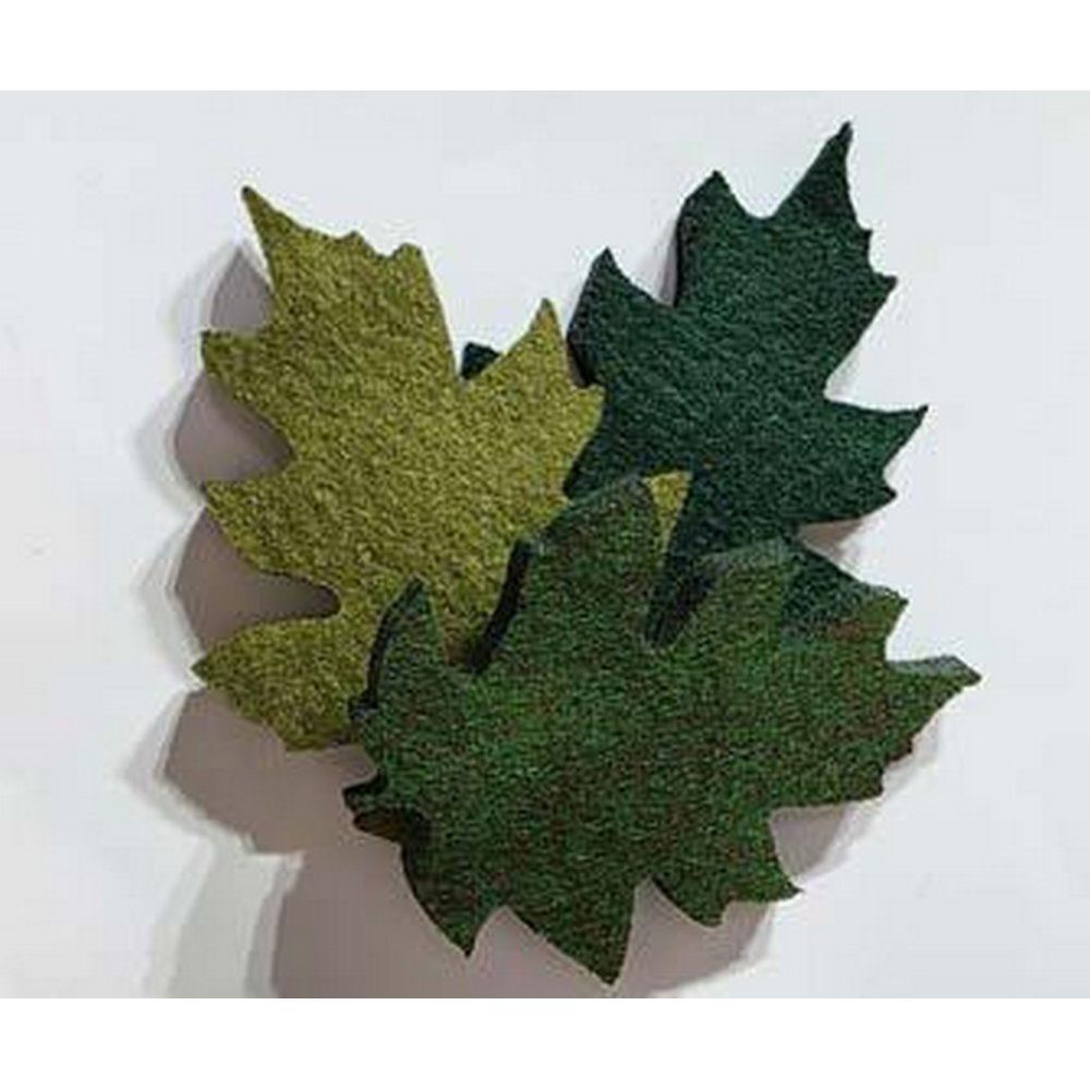 Foglie in feltro assortite