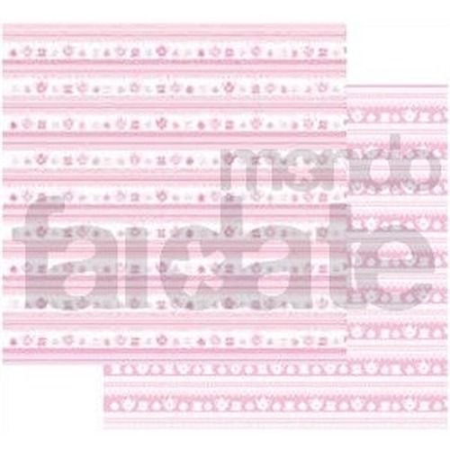 Foglio Scrap Tazzine e teiere rosa