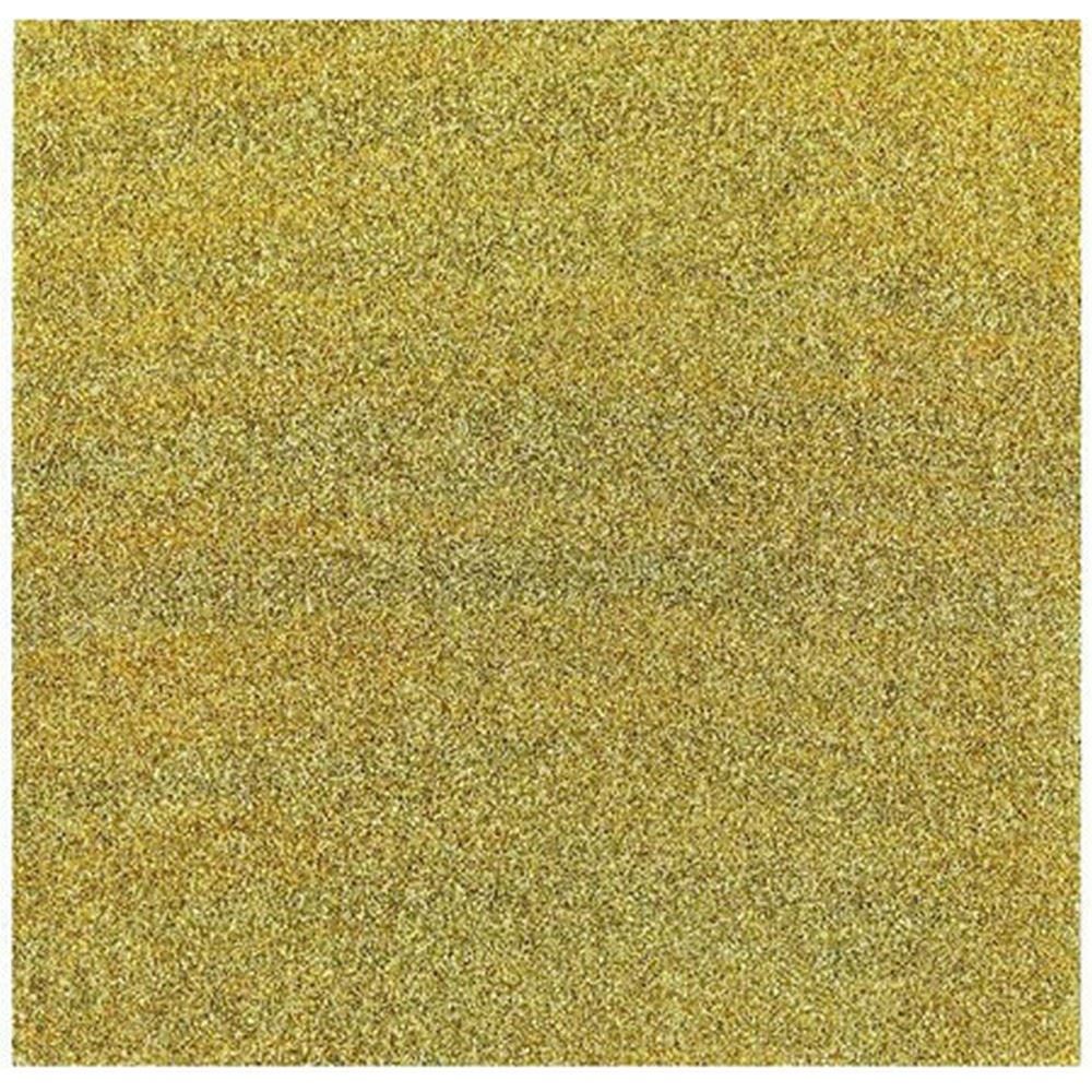 Foglio adesivo glitterato Oro