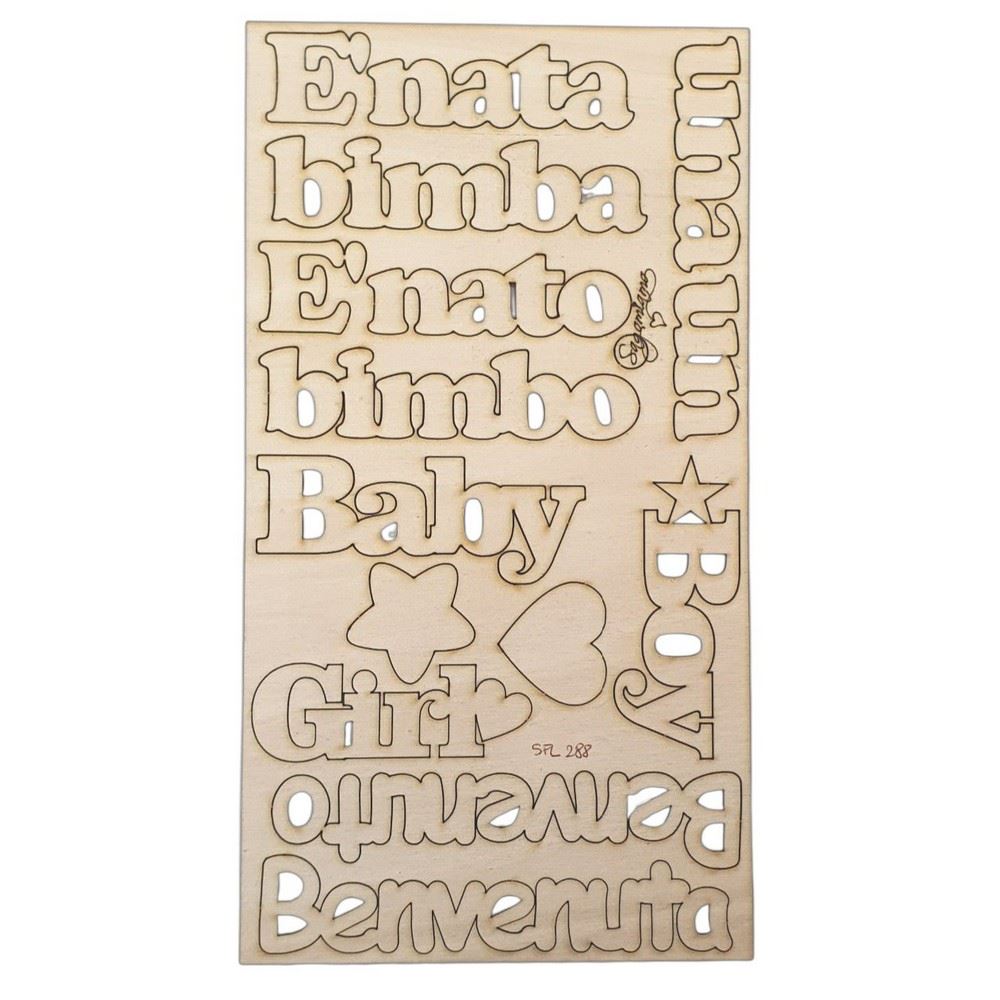 Formallegra Scritte tema Baby