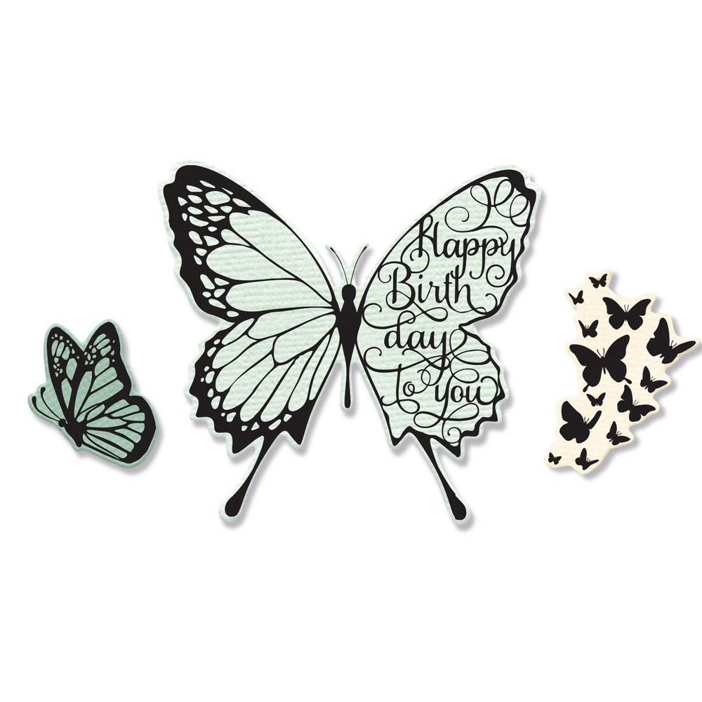 Set Di 4 Fustelle In Metallo A Forma Di Farfalla 3D - Per Scrapbooking, Biglietti E Adesivi, Dimensioni 4,6-10 Cm
